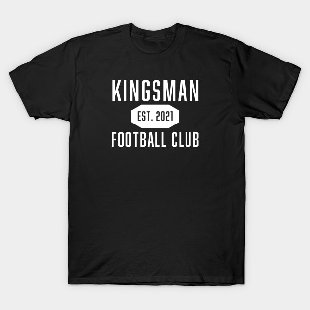 Kingsman Football Club - White Design T-Shirt by ManOnion